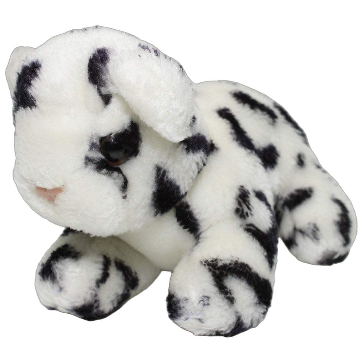 123000028028 Unbekannt Weißes Schneeleoparden Baby Kuscheltier Kumpel Leo 19cm _Wieder Da_ ebay-stofftiere