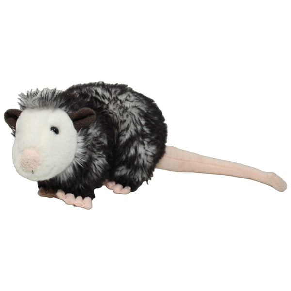 Opossum mit schwarzweißem Fell