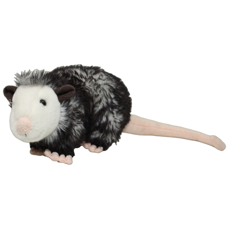 Opossum mit schwarzweißem Fell