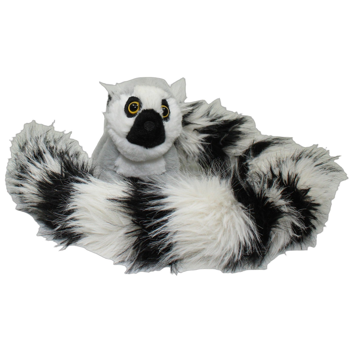 123000028057 Wild Republic Süßer Lemur mit extrem langem Schwanz Kuscheltier Kumpel Leo 18cm 90cm _Wieder Da_