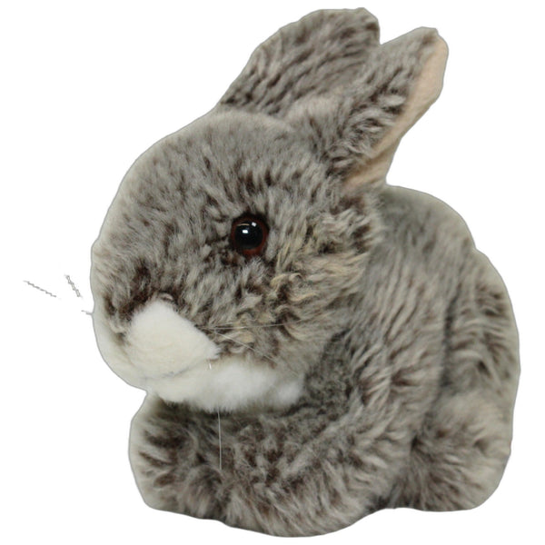 Grauer Hase mit weißem Bommelschwanz