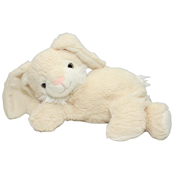 Liegender Hase mit langen Ohren, beige