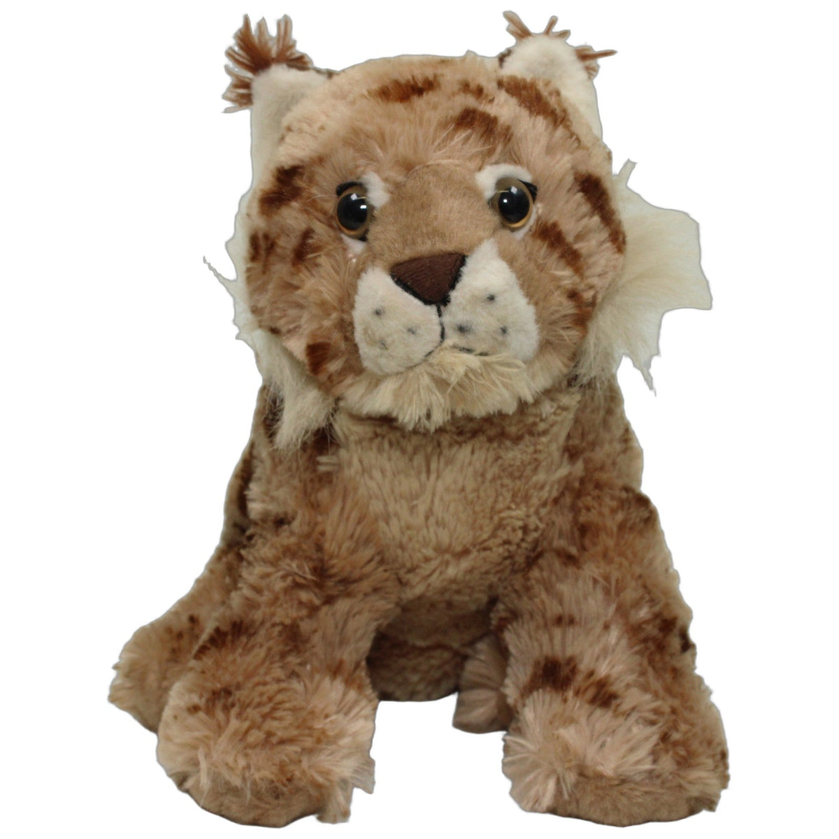 123000028096 Wild Republic Hübscher sitzender Luchs Kuscheltier Kumpel Leo 25cm Beige Braun