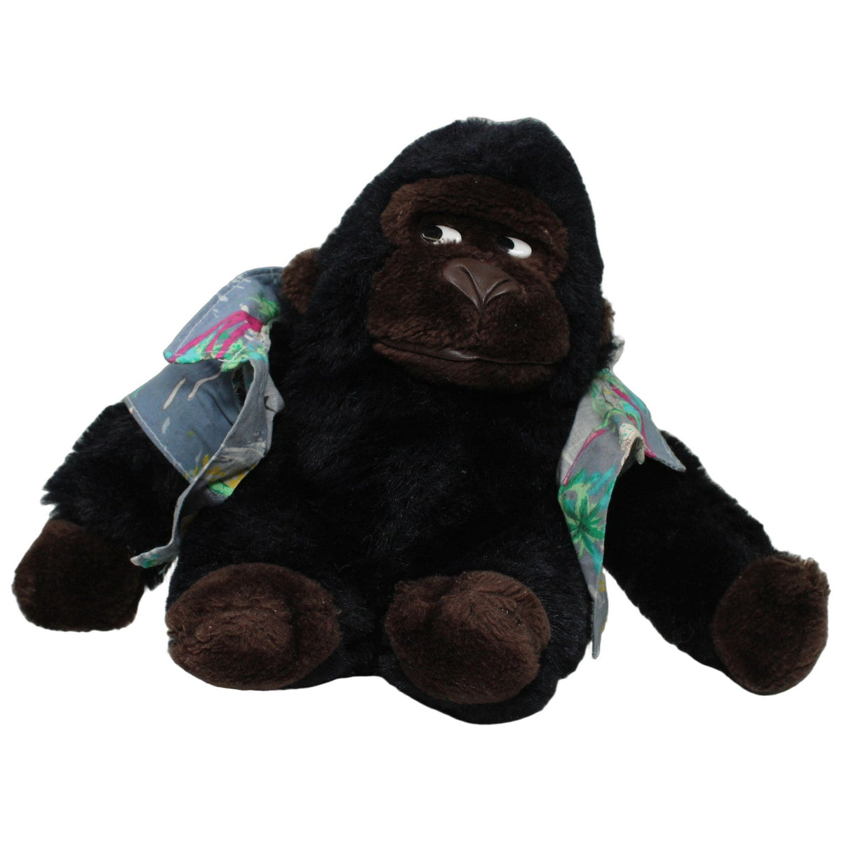 123000028130 Unbekannt Cooler Gorilla mir Hawaii-Hemd Kuscheltier Kumpel Leo 25cm Affe Blau