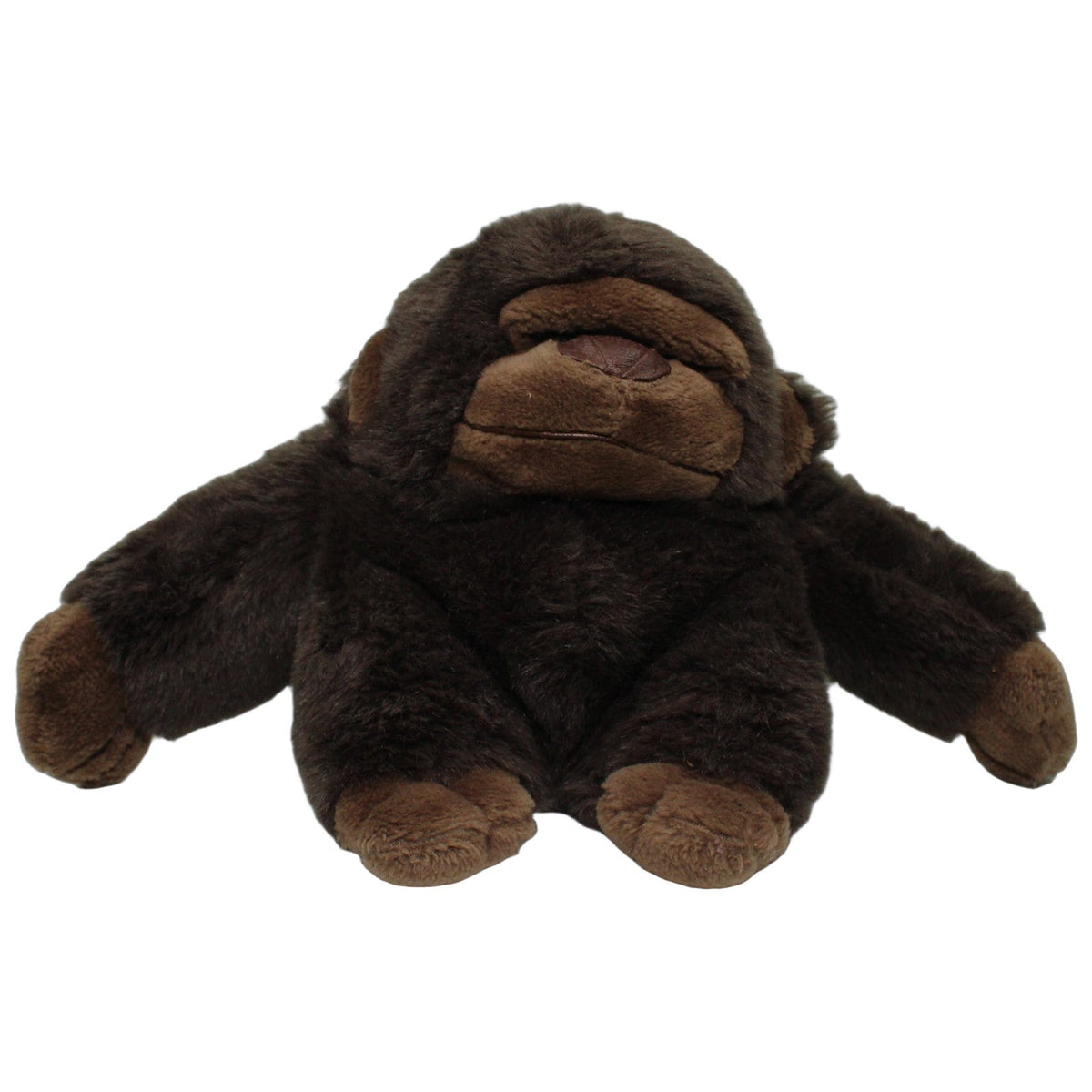 123000028171 Heunec Dicker Gorilla, sitzend Kuscheltier Kumpel Leo 20cm Affe Braun
