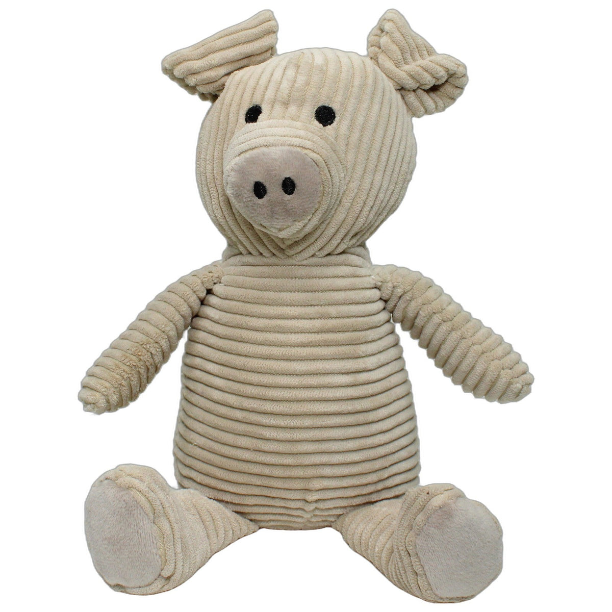 123000028175 team-d Sparkasse, beiges Cord-Schwein Kuscheltier Kumpel Leo 30cm _Wieder Da_ Beige