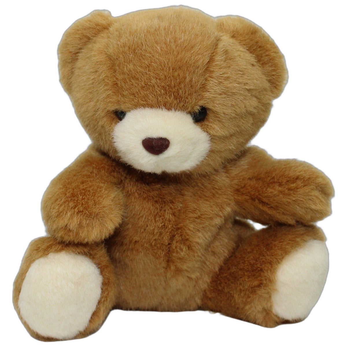 123000028203 Förster Stofftiere Sitzender Teddy mit Reißverschluss zum Befüllen Kuscheltier Kumpel Leo 20cm _Wieder Da_ Beige