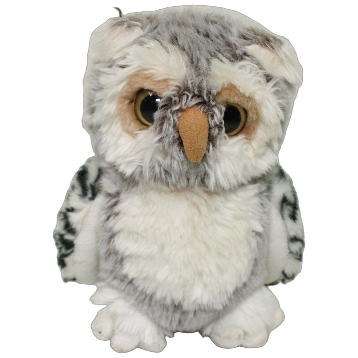 123000028210 Uni-Toys Hübsche grauweiße Eule, stehend Kuscheltier Kumpel Leo 20cm ebay-stofftiere Gebraucht