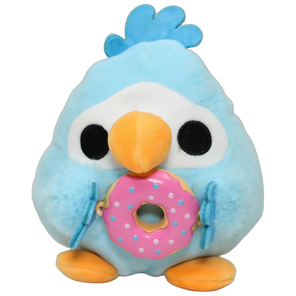 Snackles, Blauer Vogel Daniel mit Donut