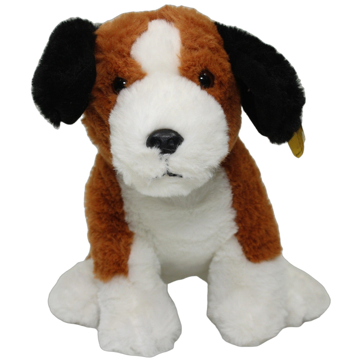 123000028240 Sunkid Süßer sitzender Hund, superweich Kuscheltier Kumpel Leo 25cm _Wieder Da_ Braun