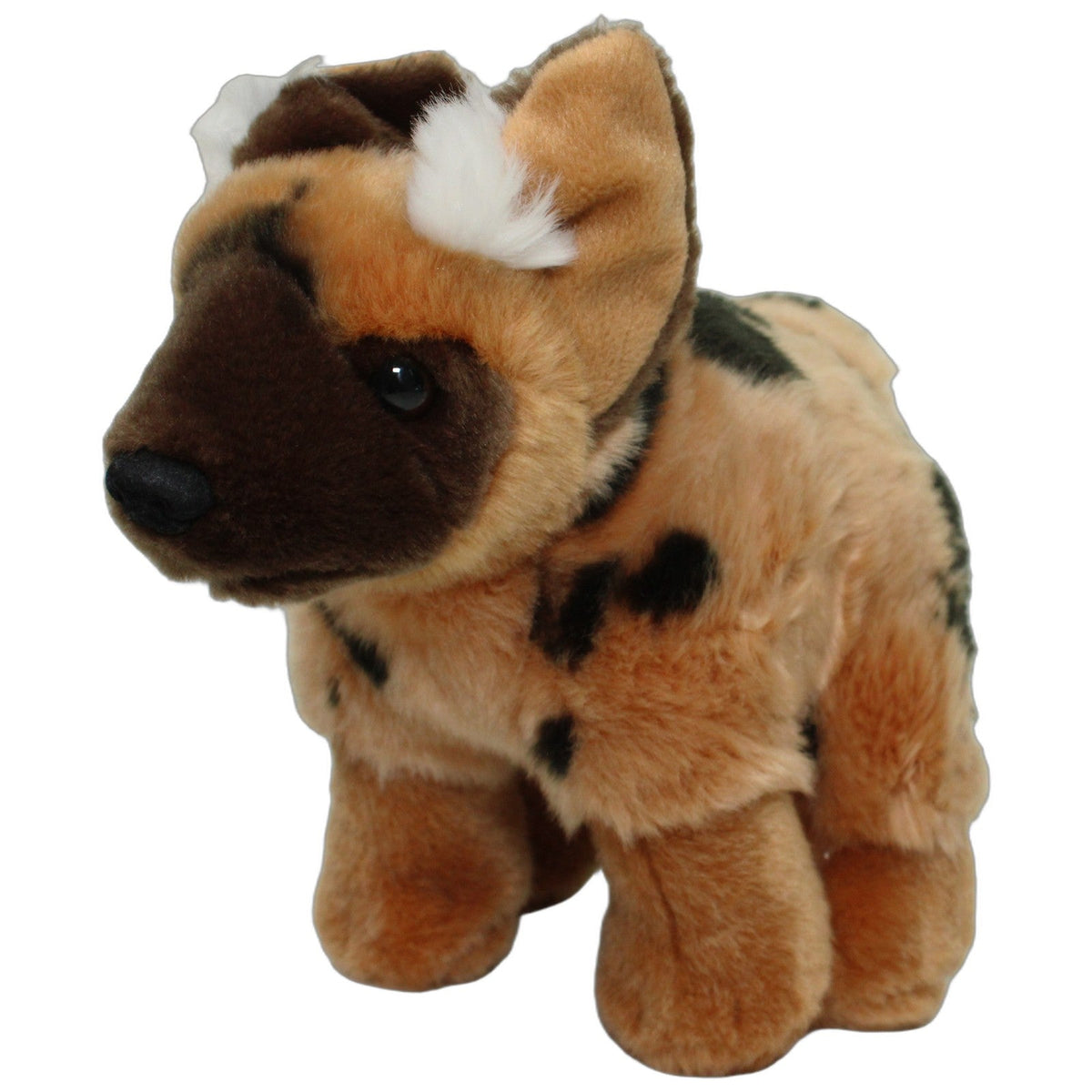 123000028255 Nature Planet Plan International, hübscher Afrikanischer Wildhund Kuscheltier Kumpel Leo 25cm _Wieder Da_ Beige