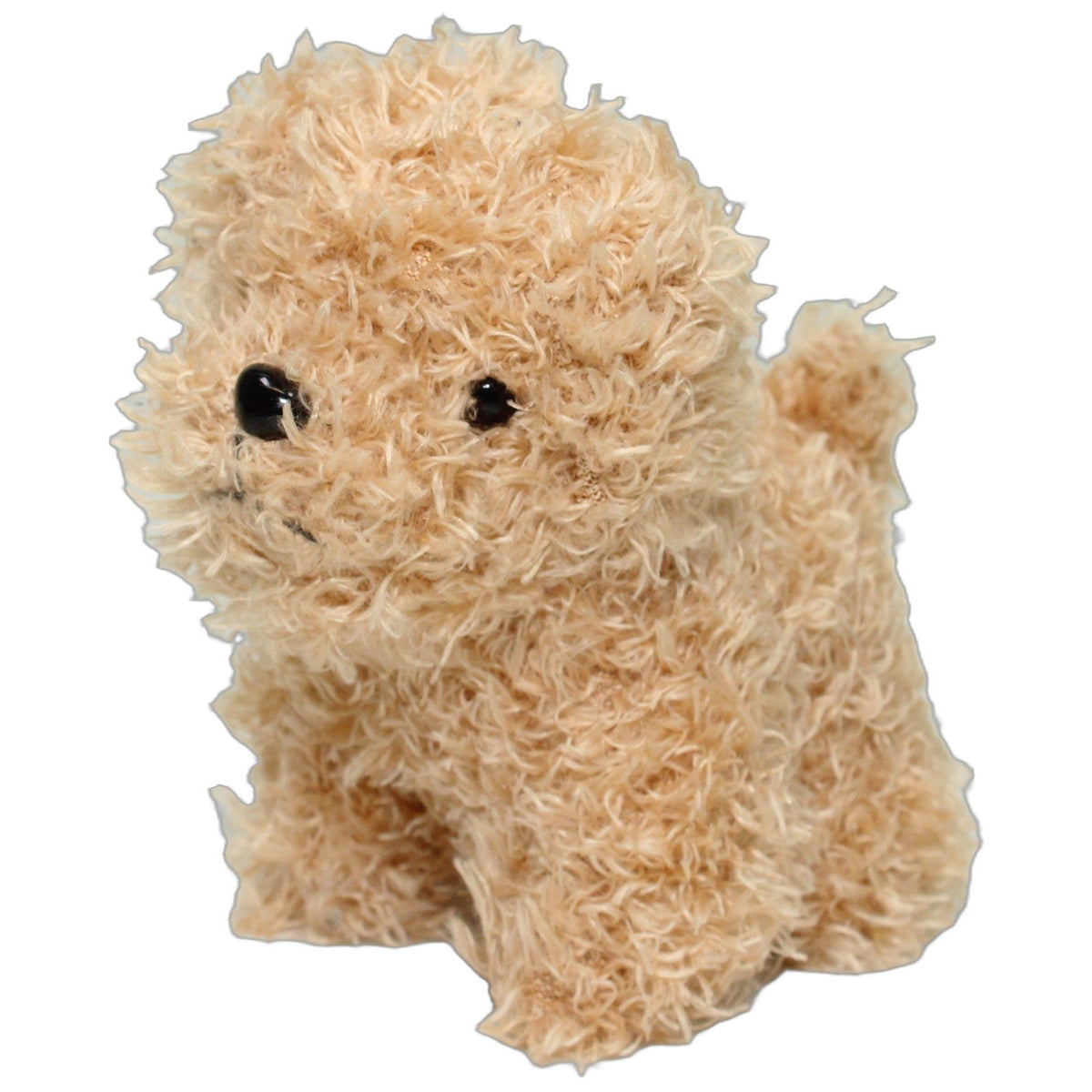 123000028299 Unbekannt Kleiner zotteliger Hund Kuscheltier Kumpel Leo 13cm _Wieder Da_ Beige