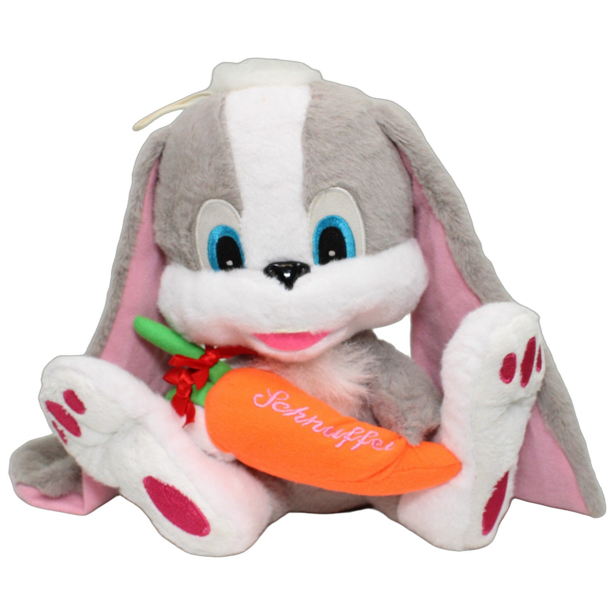 123000028309 Toy Trade Schnuffel mit Möhre von Jamba Kuscheltier Kumpel Leo 2000er 25cm _Osterfreund_