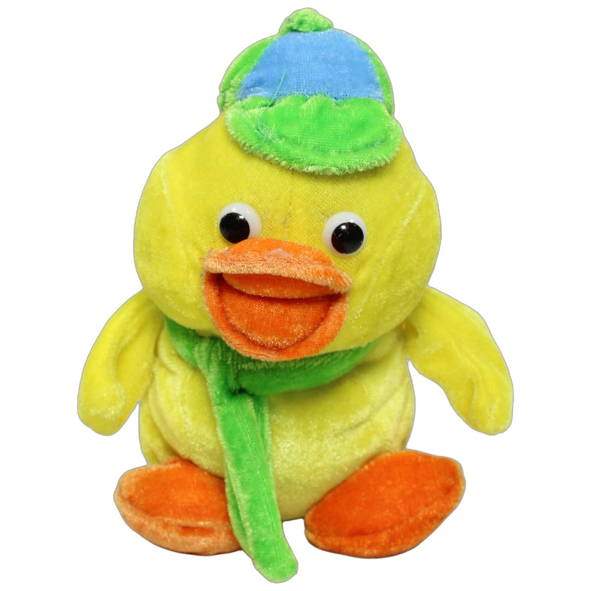123000028320 Unbekannt Niedlicher Küken mit bunter Mütze Kuscheltier Kumpel Leo 15cm _Osterfreund_ ebay-stofftiere