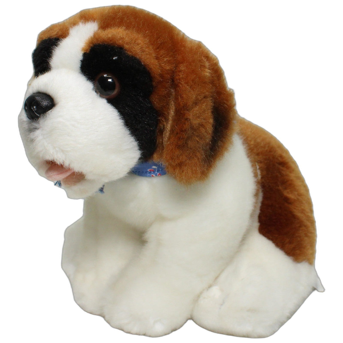123000028330 Uni-Toys Bernhardiner mit blauem Halstuch & Stauraum Kuscheltier Kumpel Leo 20cm _Wieder Da_ Blau