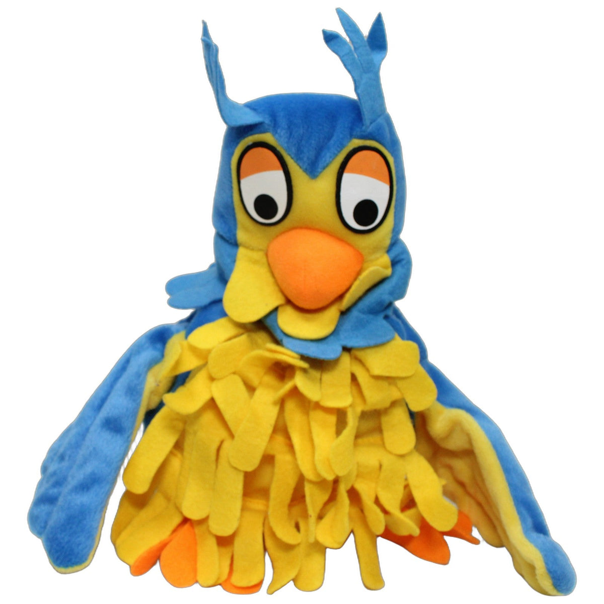 123000028351 Interimage Herr Eule aus Fabeltjeskrant Handpuppe Kumpel Leo 30cm _Wieder Da_ Blau