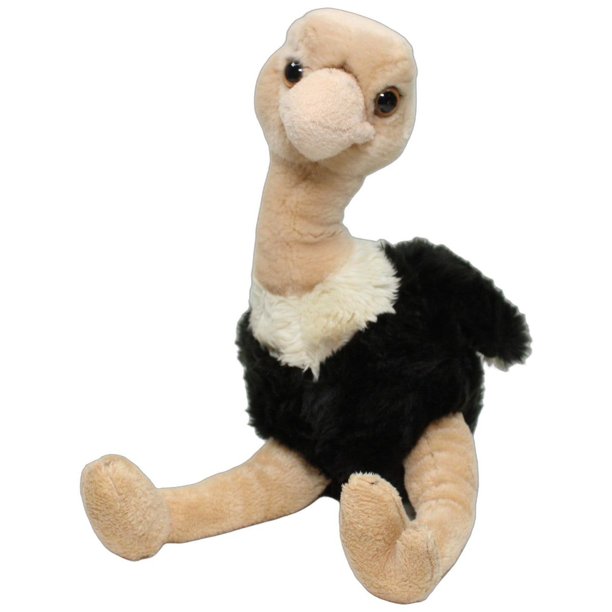 123000028376 Uni-Toys Hübscher Vogel Strauß Kuscheltier Kumpel Leo 35cm _Wieder Da_ Beige