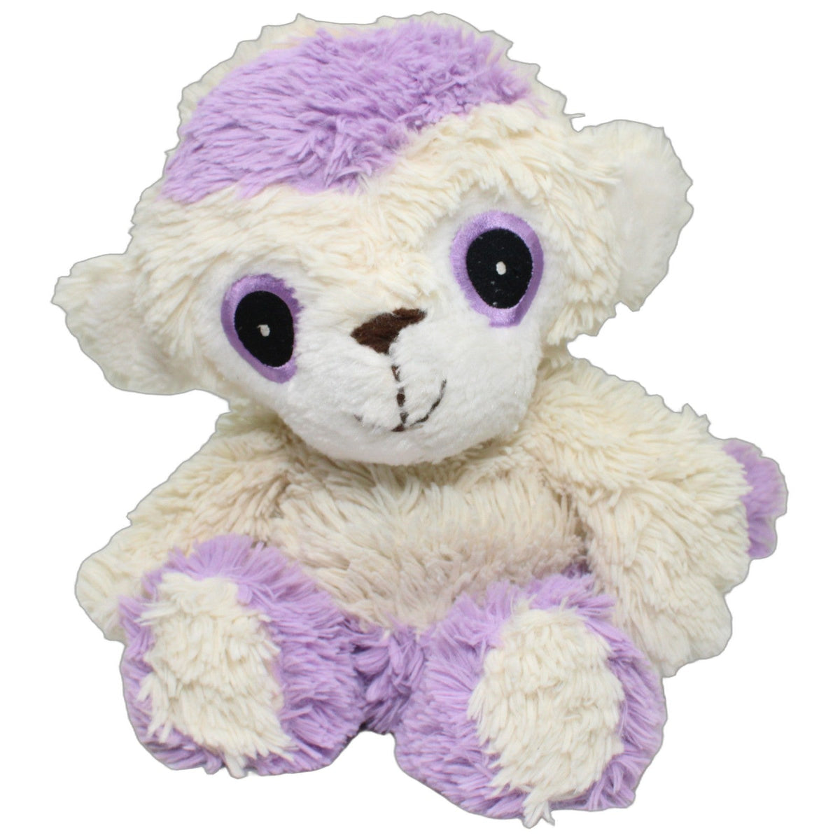 123000028517 Habibi Plush Süßer Lemur, beige-lila Wärmestofftier Kumpel Leo 30cm Affe ebay-stofftiere