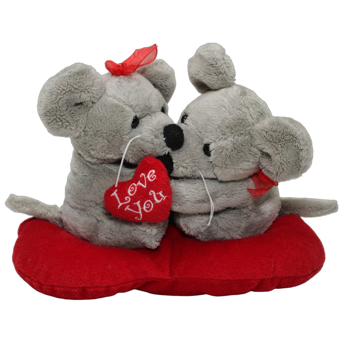 123000028518 Unbekannt Mäuse-Paar auf rotem Herz "Love You" Kuscheltier Kumpel Leo 23cm _Wieder Da_ ebay-20-stofftiere