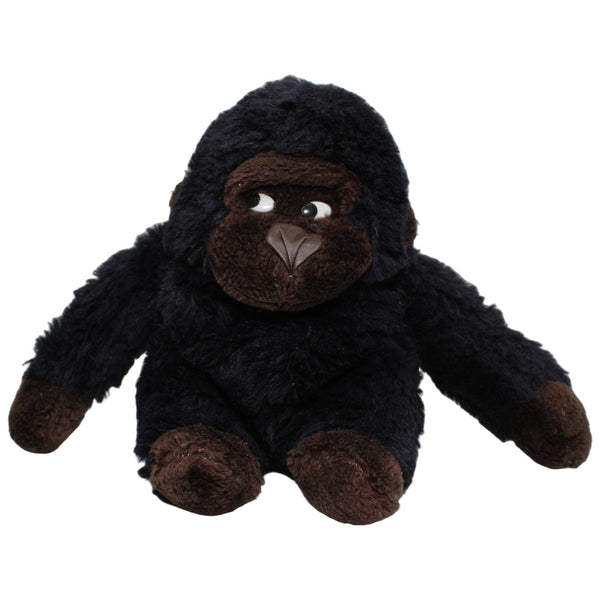 Schwarzer Gorilla, sitzend
