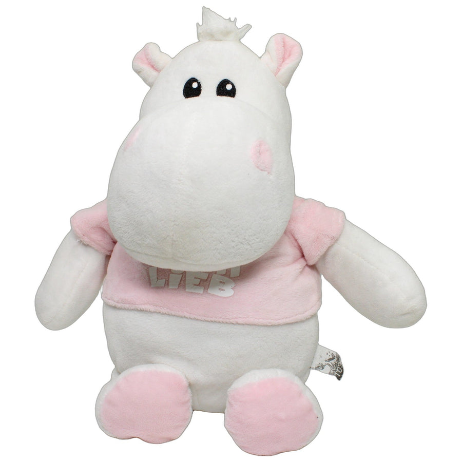 Flos Toys, weißes Nilpferd "HAB´ DiCH LiEB"