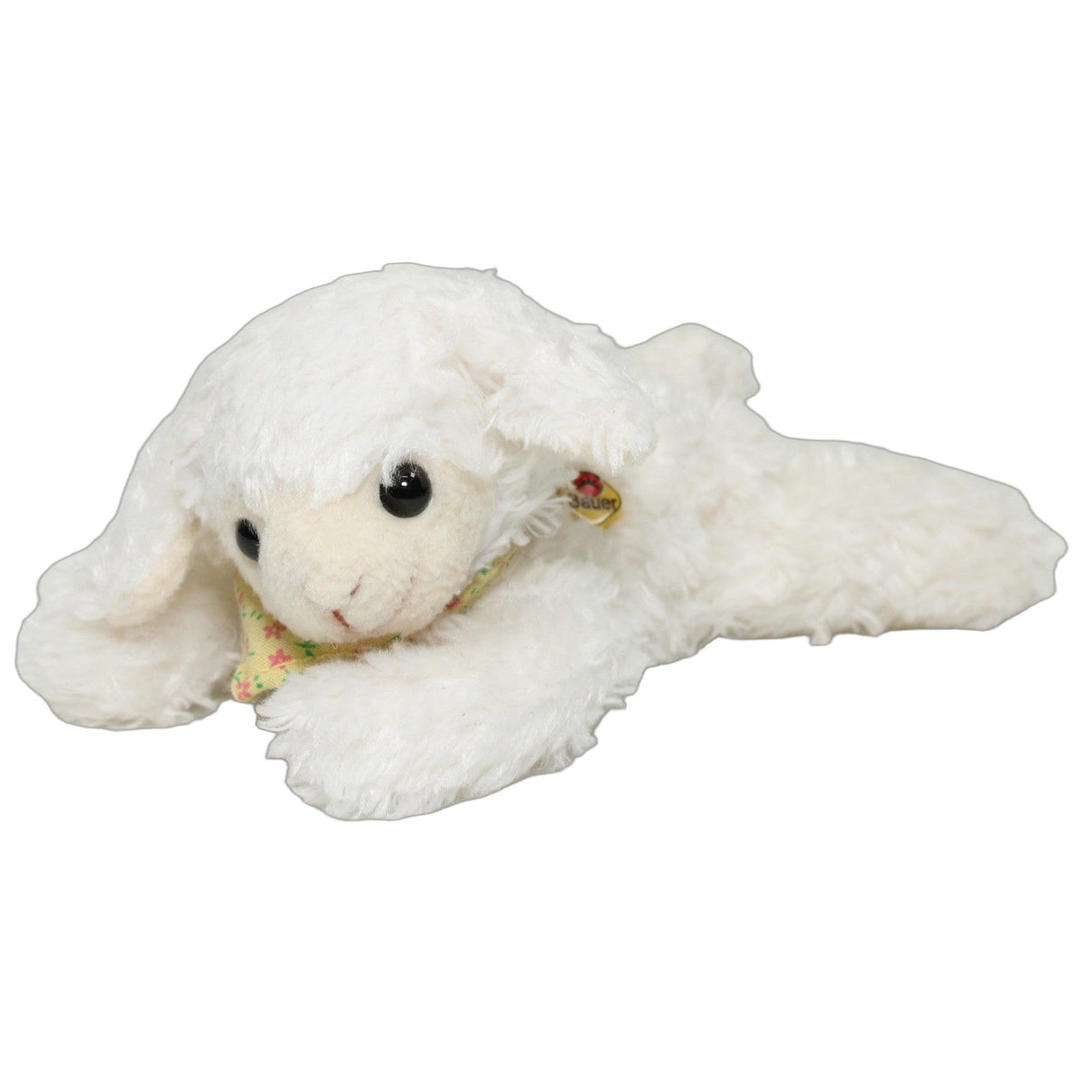 123000028614 Bauer Kleines weißes Lamm mit Halstuch, liegend Kuscheltier Kumpel Leo 15cm _Osterfreund_ ebay-stofftiere