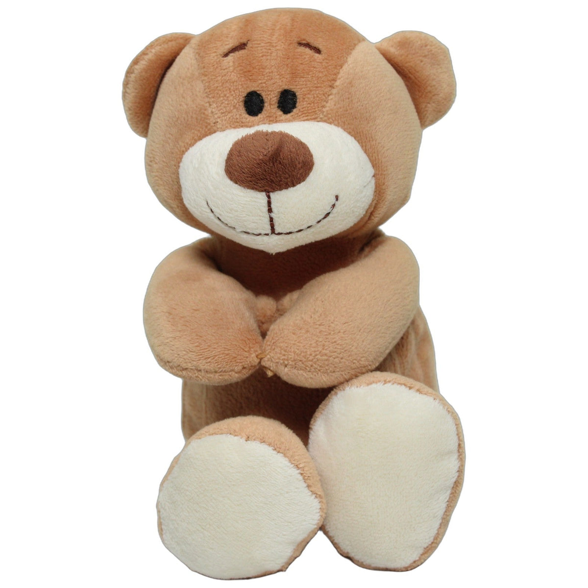 123000028668 Unbekannt Süßer Teddybär mit Bauch-Tasche Kuscheltier Kumpel Leo 24cm Beige Braun