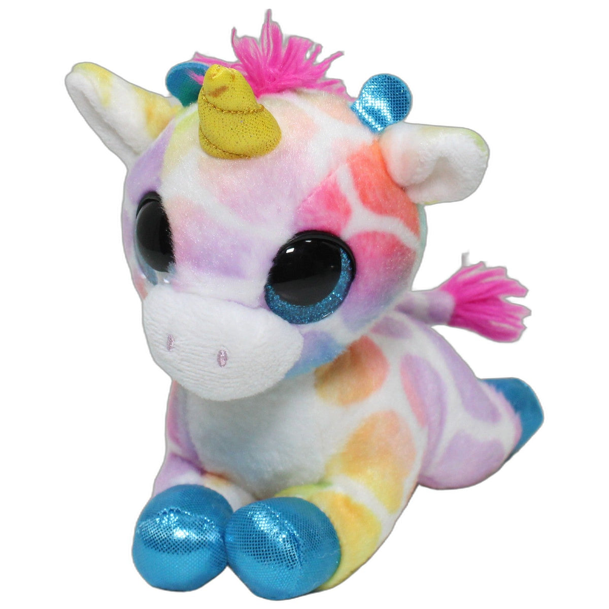 123000028680 Zuru Coco Cones, bunte Einhorn-Giraffe Kuscheltier Kumpel Leo 15cm ebay-stofftiere Einhorn