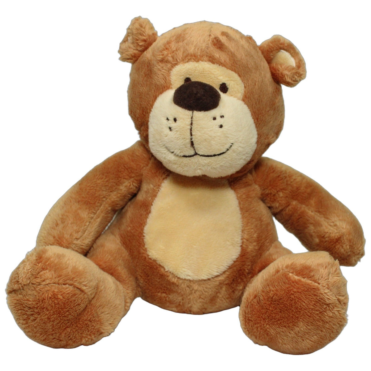 123000028697 Unbekannt Brauner Teddybär, sitzend Kuscheltier Kumpel Leo 30cm Beige Braun