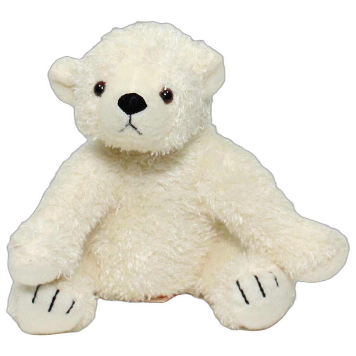 123000028719 Teddy-Hermann Zotteliger Eisbär, sitzend Kuscheltier Kumpel Leo 15cm Beige ebay-stofftiere