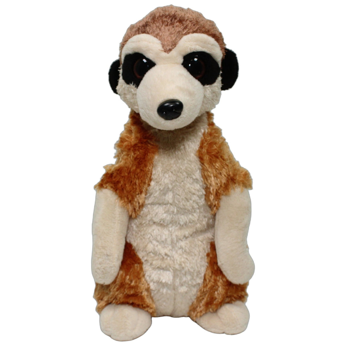 123000028776 Wild Republic Niedliches Erdmännchen mit zotteligem Fell, stehend Kuscheltier Kumpel Leo 30cm Beige Braun