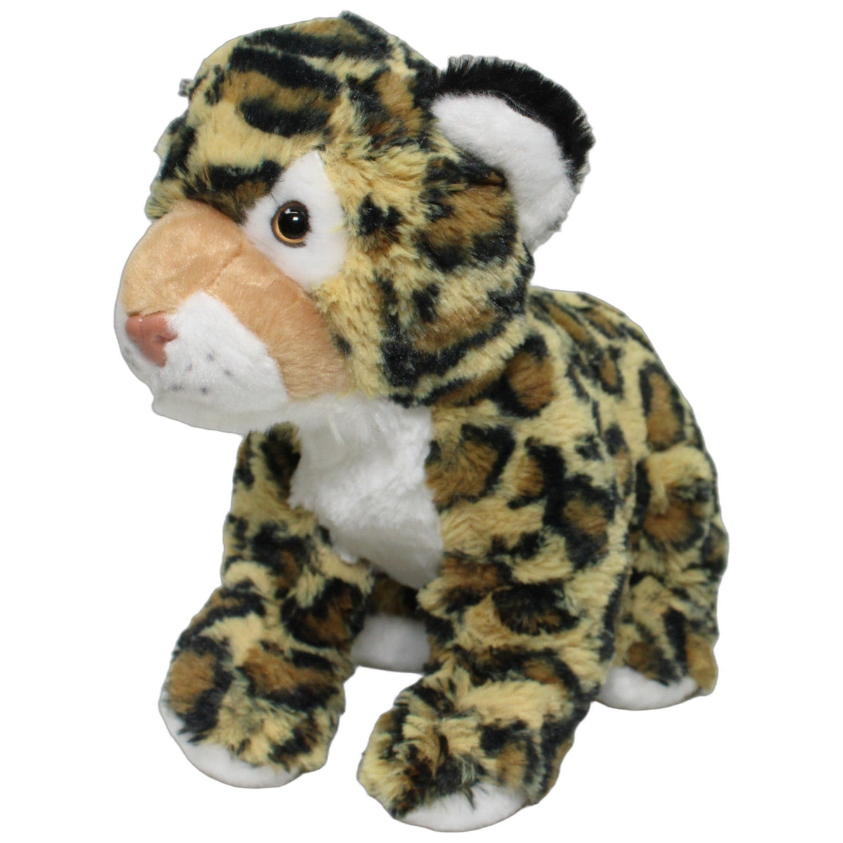 123000028822 Nature Planet Schöner stehender Jaguar Kuscheltier Kumpel Leo 30cm Beige Braun