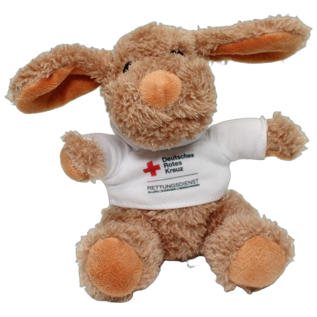 123000028839 Unbekannt Deutsches Rotes Kreuz, Hund Kuscheltier Kumpel Leo 14cm Beige Braun