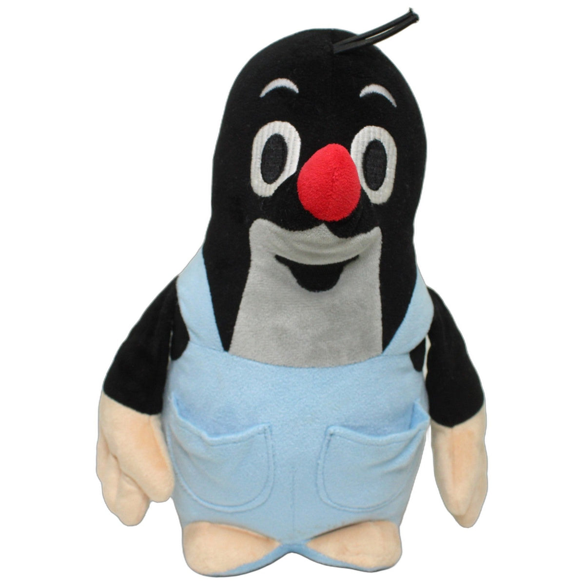 123000028880 Unbekannt Der kleine Maulwurf in Latzhose, stehend Kuscheltier Kumpel Leo 25cm Blau Charakter