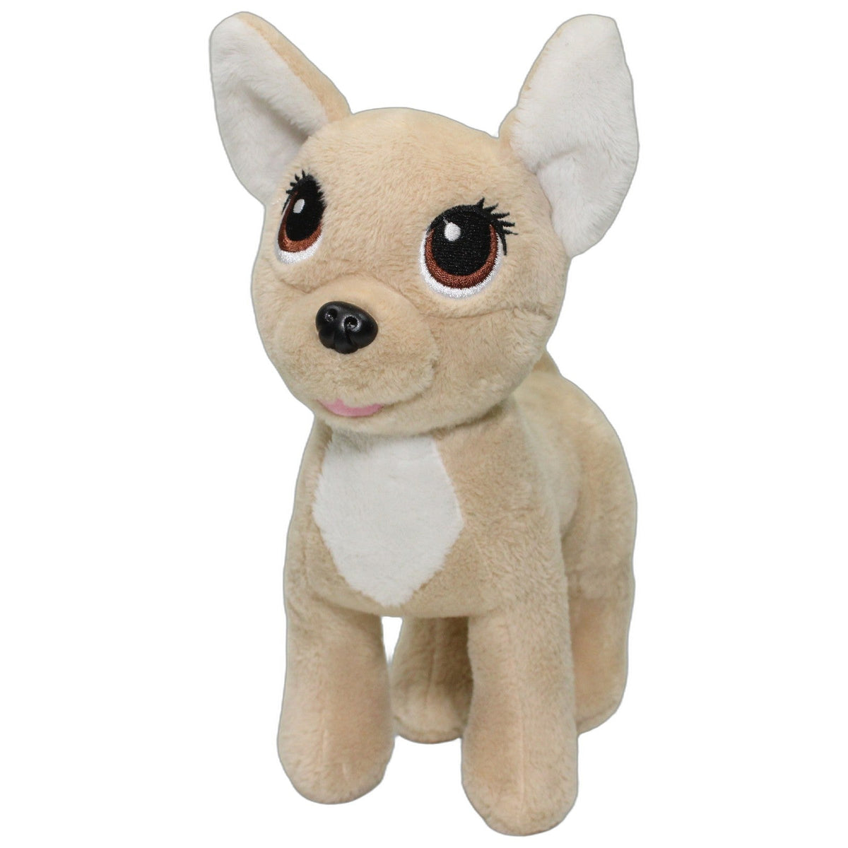 123000028896 Unbekannt Süßer Chihuahua Kuscheltier Kumpel Leo 24cm Beige Braun