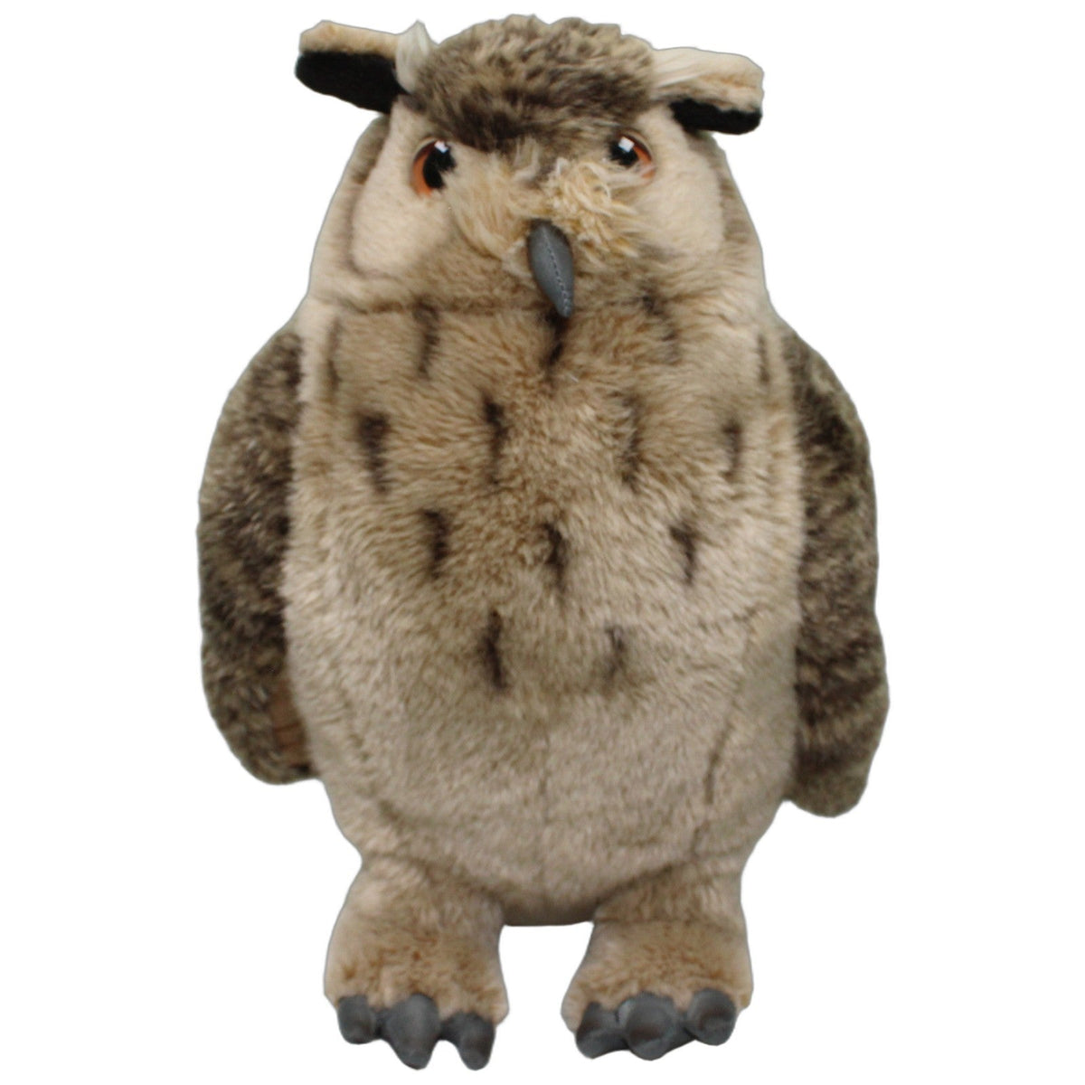 123000028913 Bon Ton Toys WWF, Großer Uhu Kuscheltier Kumpel Leo 39cm Beige Braun