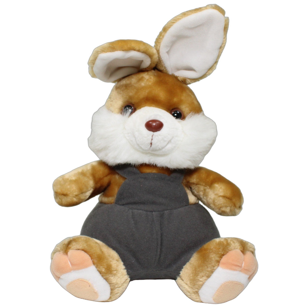 123000028952 XToys Süßer Hase mit grauer Latzhose Kuscheltier Kumpel Leo 26cm Braun ebay-20-stofftiere