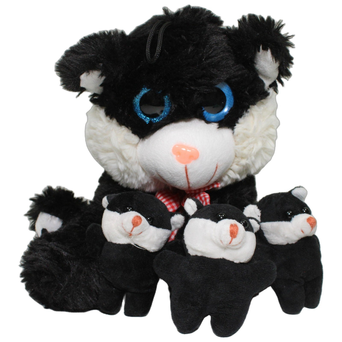 123000029012 PATTY’S Schwarze Katze mit 3 Kitten Kuscheltier Kumpel Leo 23cm 9cm ebay-20-stofftiere