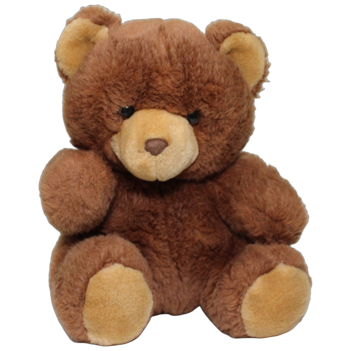 123000029022 Althans Club Sitzender Teddybär, dunkelbraun Kuscheltier Kumpel Leo 25cm Beige Braun