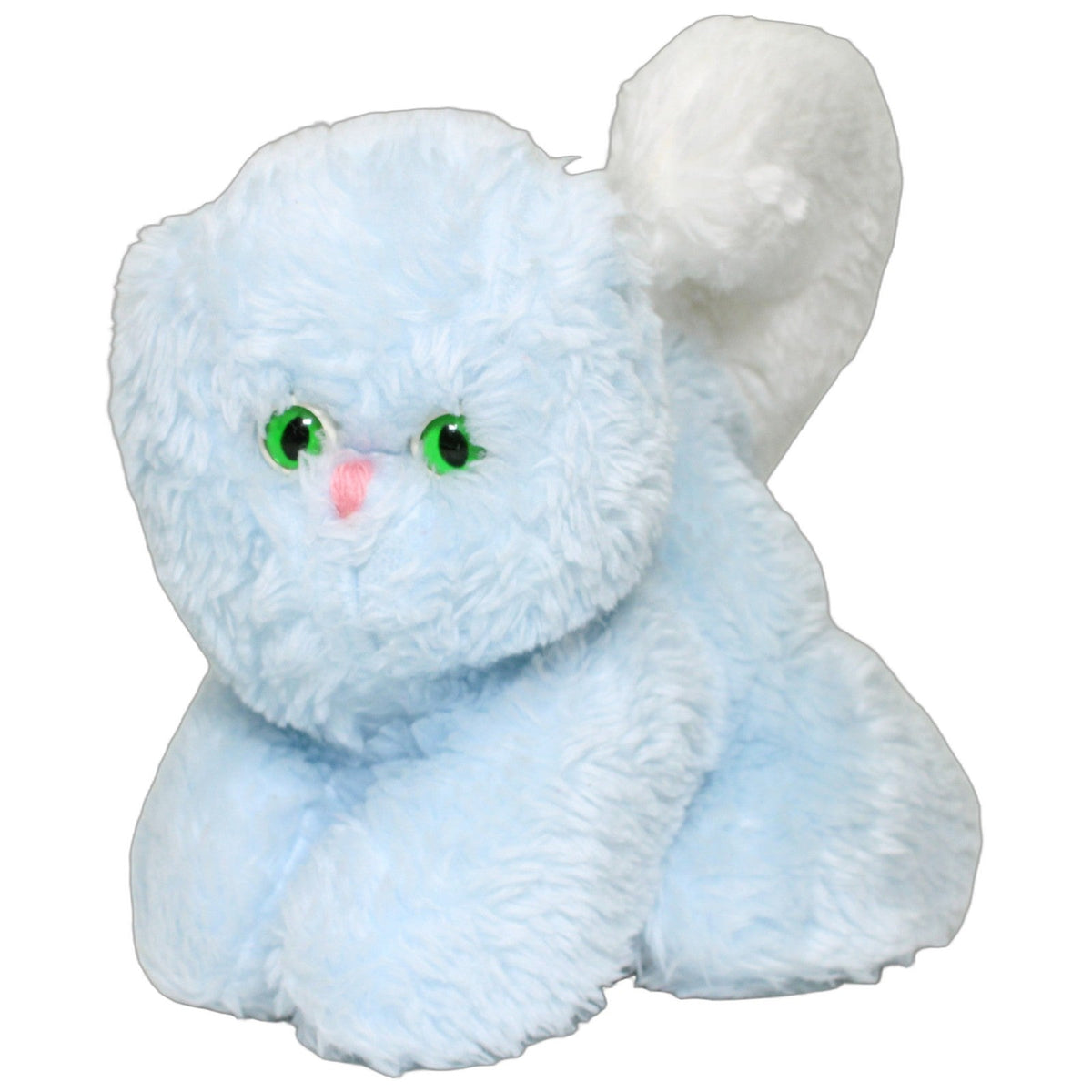 123000029045 Baby Club Hellblauer Katze mit weißem Schwanz Kuscheltier Kumpel Leo 20cm Blau C und A