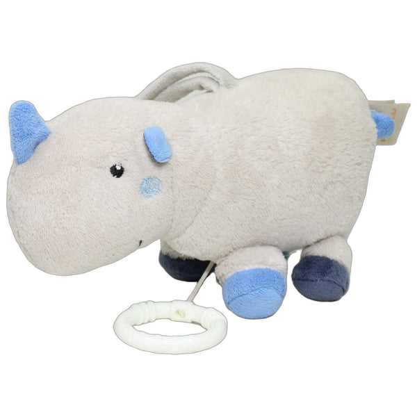 Süße Nashorn mit blauem Horn