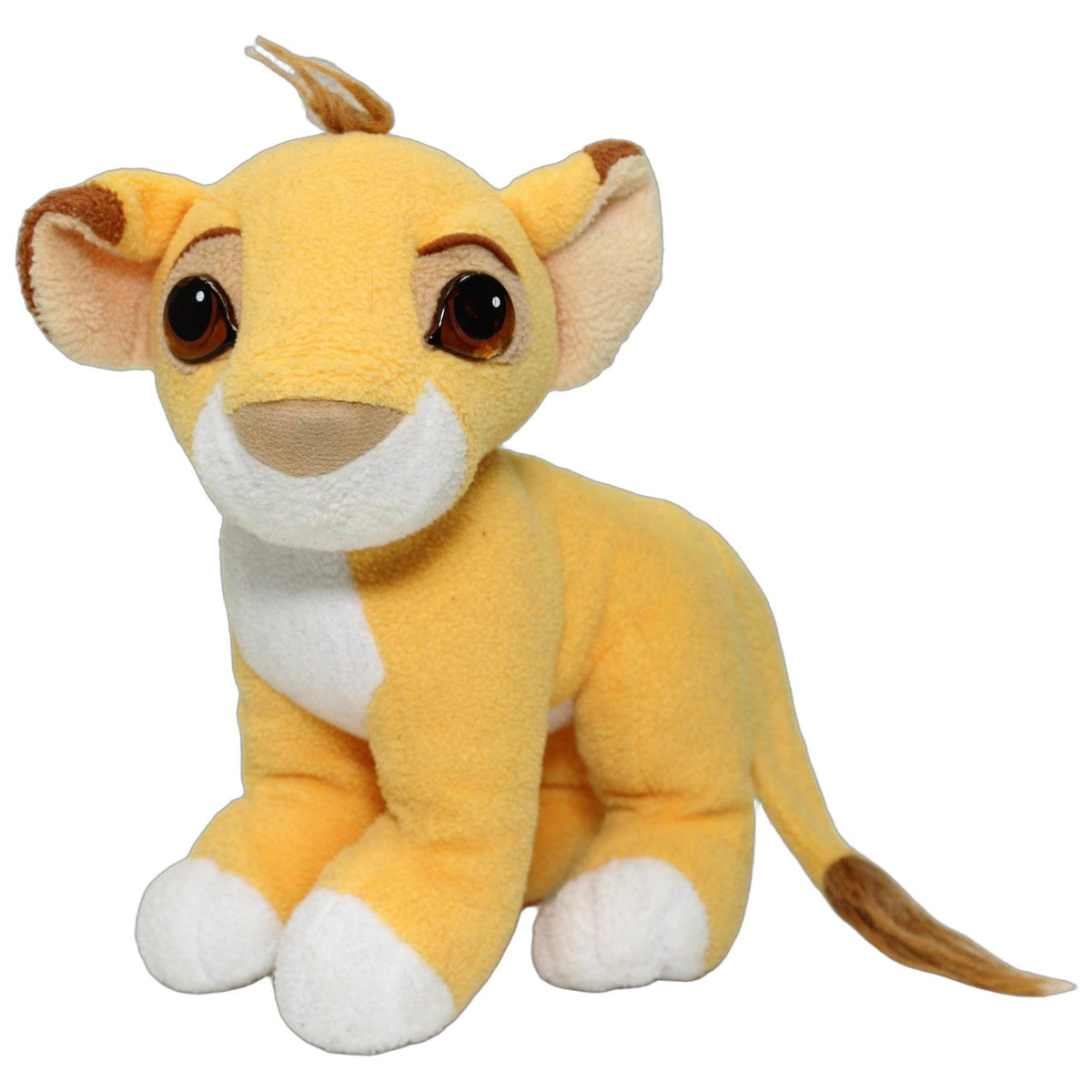 123000029185 Mattel Simba aus König der Löwen, stehend Kuscheltier Kumpel Leo 20cm Beige Braun