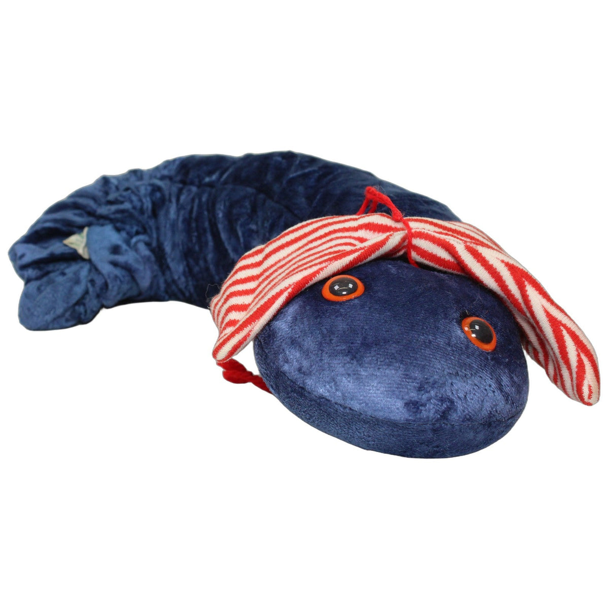 123000029231 Förster & Vachenauer Frosch und Freuende, großer blauer Wurm mit schöner Schleife Kuscheltier Kumpel Leo 38cm Blau ebay-20-stofftiere