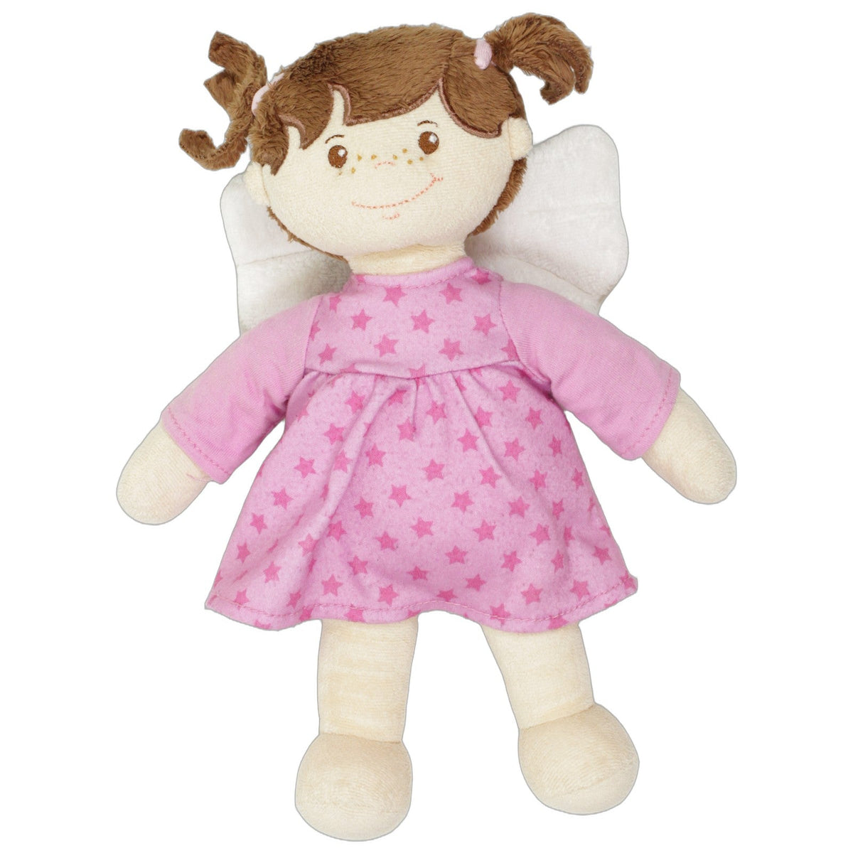 123000029235 Toy Place Süße Engel in pinkem Sternkleid Stoffpuppe Kumpel Leo 29cm Beige Braun