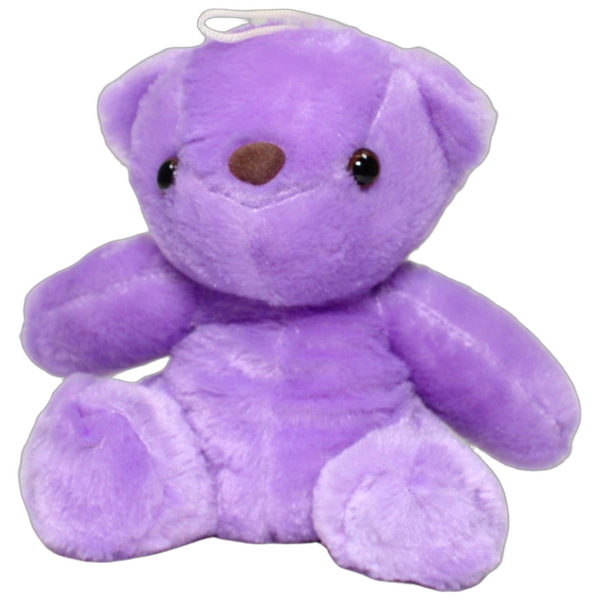 123000029337 Unbekannt Süßer lila Bär, sitzend Kuscheltier Kumpel Leo 17cm Braun Bär