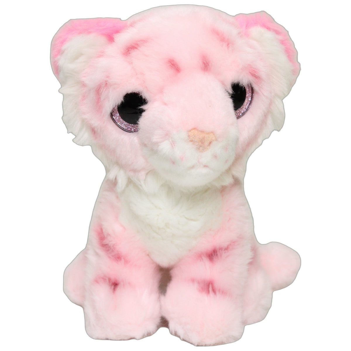 123000029351 Petjes World Rosa Tigerbaby mit Glitzeraugen, sitzend Kuscheltier Kumpel Leo 20cm ebay-20-stofftiere Gebraucht