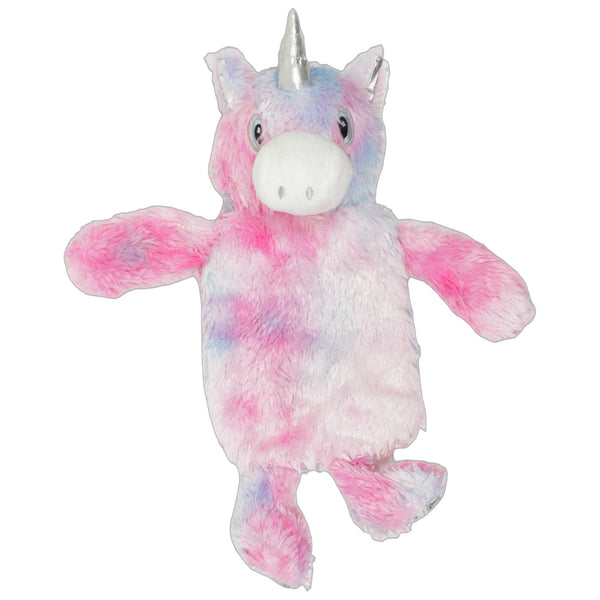 Rosafarbenes Einhorn mit silbernem Horn