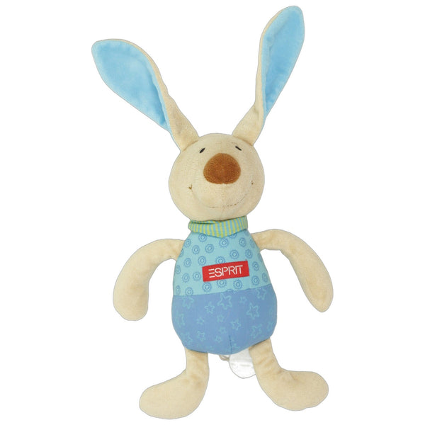 Hellbrauner Hase mit blauen Schlappohren