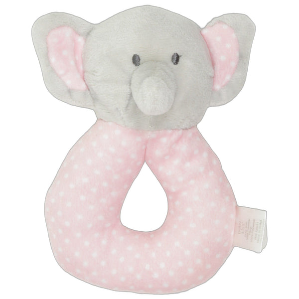 baby kiss, niedlicher rosa Elefant mit Punkten