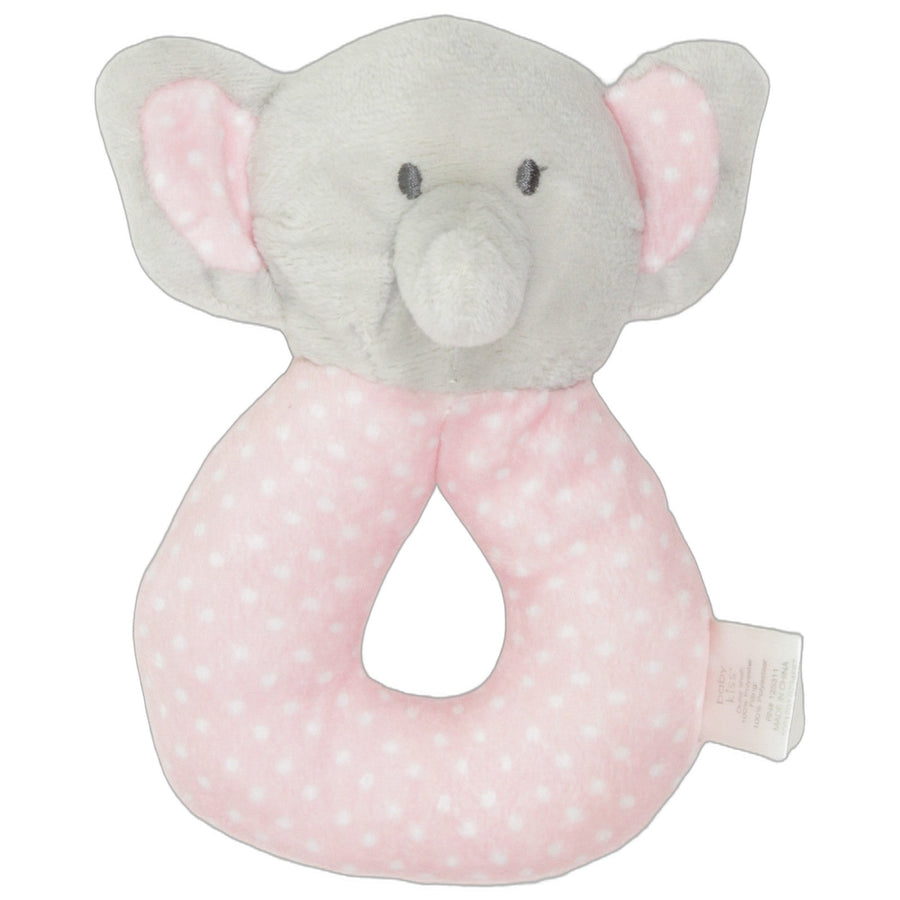 baby kiss, niedlicher rosa Elefant mit Punkten